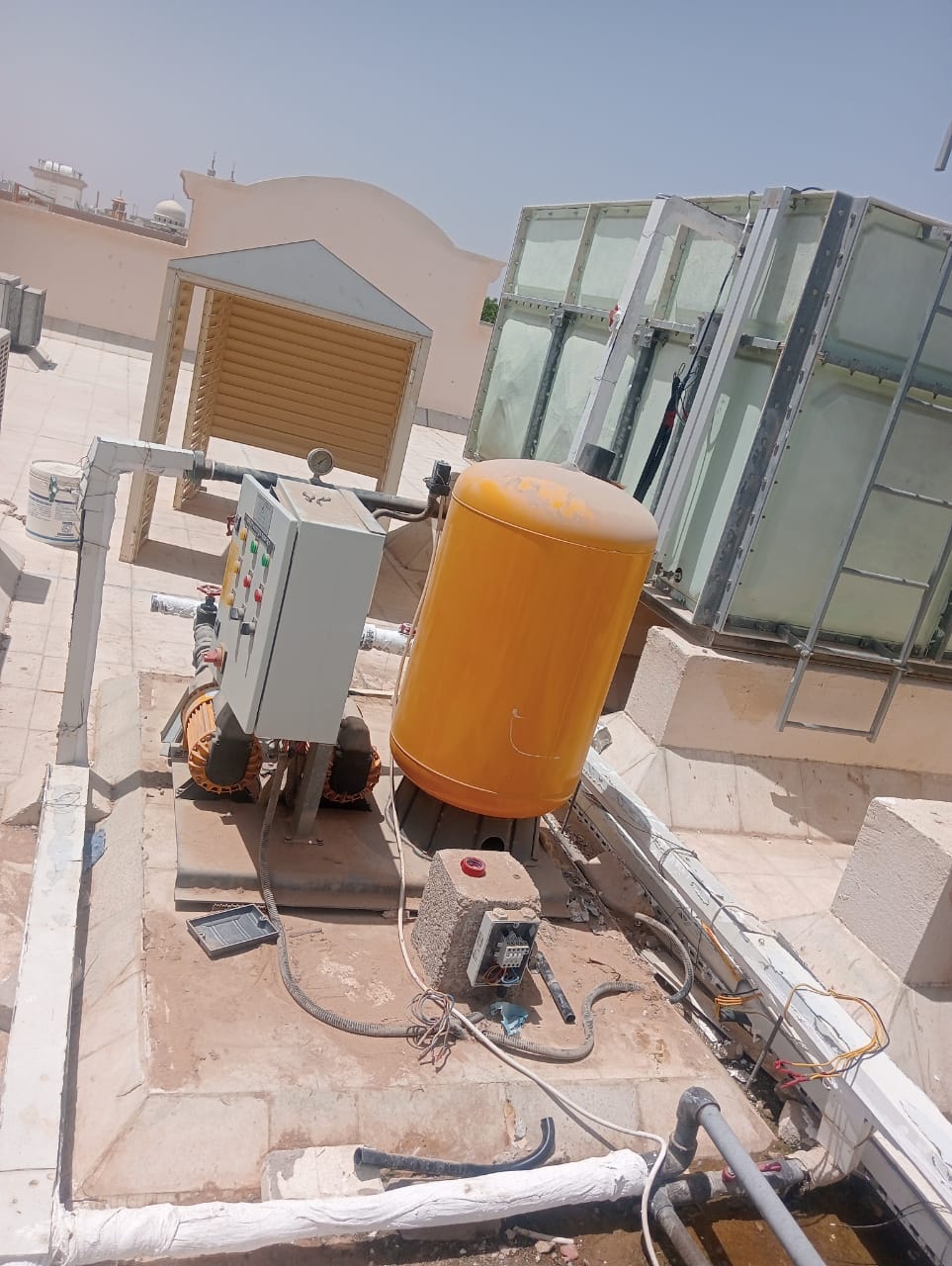 Booster pump installation