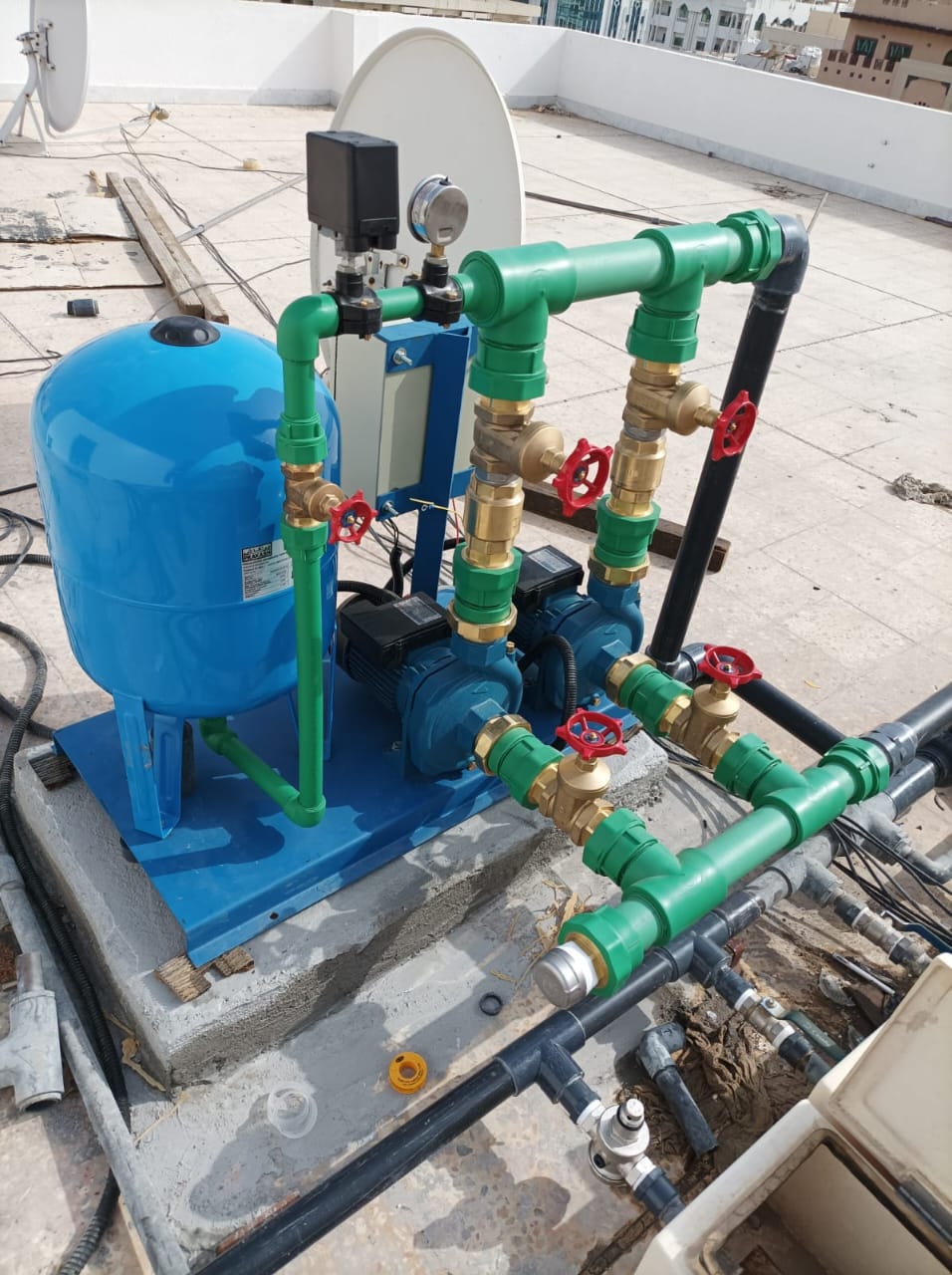 MEP plumbing work