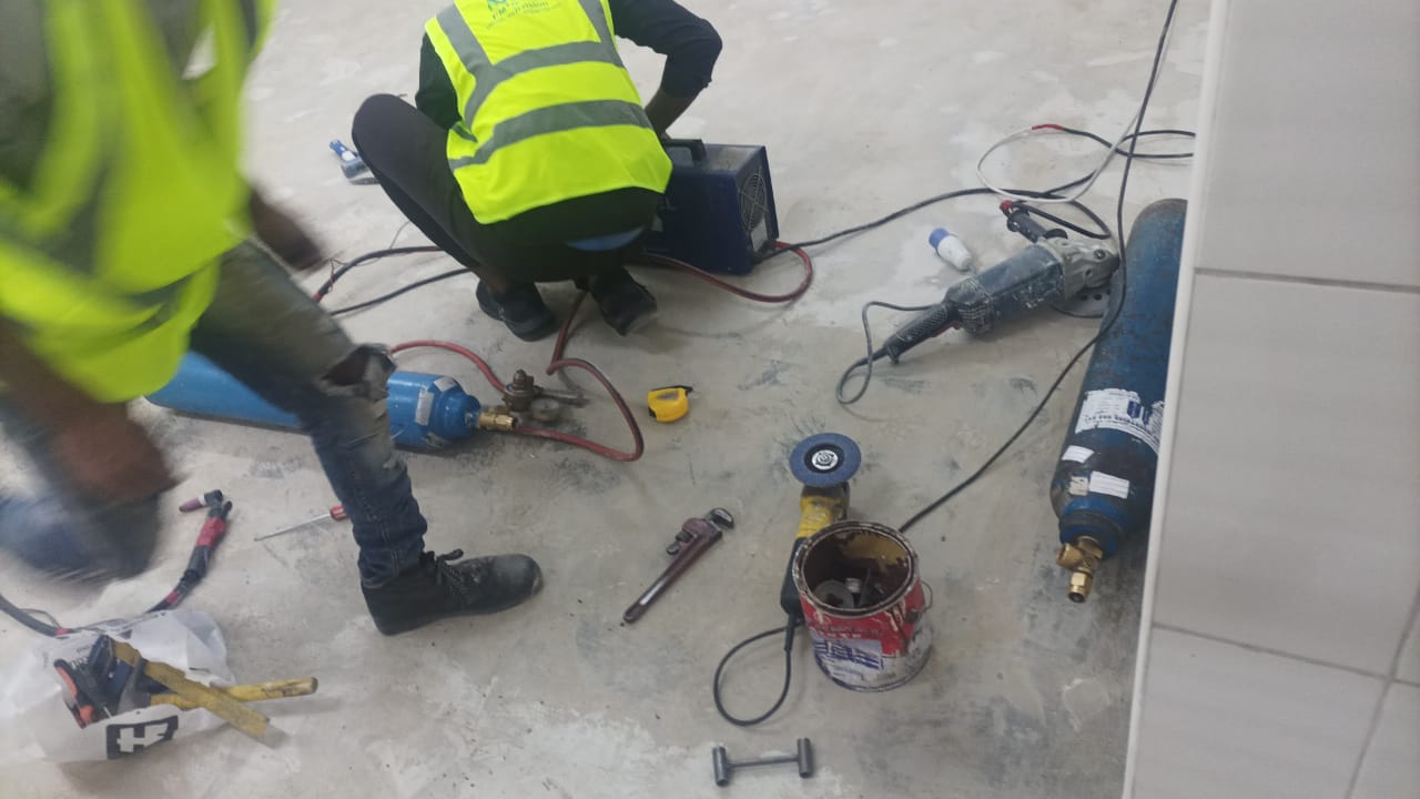MEP plumbing work